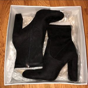 Black Heeled Booties